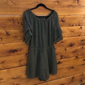 Pink Martini Off the Shoulder Romper